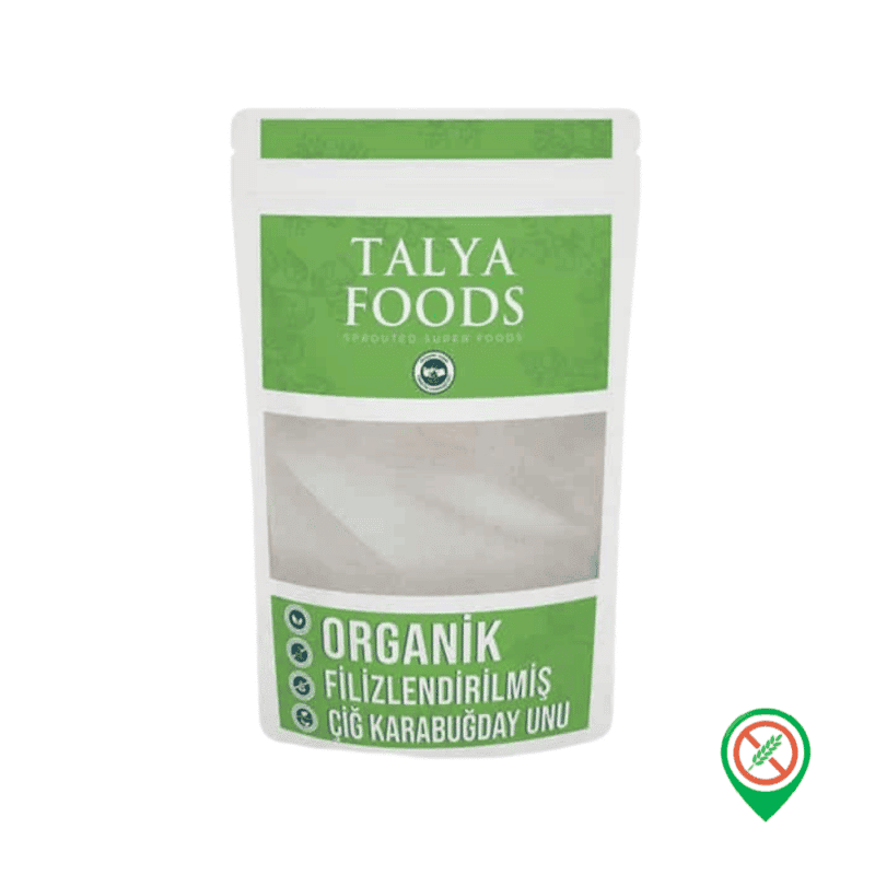 Talya Foods Organik Filizlendirilmis Cig Karabugday Unu 500 gr.jpg