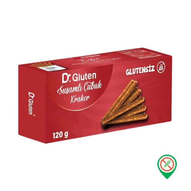 Dr. Gluten Glutensiz Susamli Cubuk Kraker 120 gr